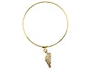 Accessories & Beyond - Charmed Bangle Bracelet (Gold Wing) - Jewelry
