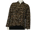 Tint Your World - Plus Size Mandarin Jacket (Bouquet) - Apparel plus size suits,  plus size career suits,  