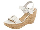 Stuart Weitzman - Fonda (White Twill Vernice) - Footwear