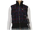 Hurley - Oxford Zip Vest (Black) - Apparel