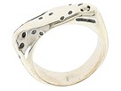 Wendy Culpepper - Thick Silver Alligator Band (Silver) - Jewelry