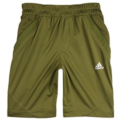 adidas B Edge Bermuda Little KidsBig Kids OliveWhite Apparel
