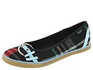 Sugar - Smokin Cat Wool Plaid (Black) - Footwear