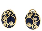 Andrew Hamilton Crawford - Champagne Earrings Gold (Navy) - Jewelry