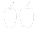 Andrew Hamilton Crawford - Wire Form Earrings Silver (Apples)