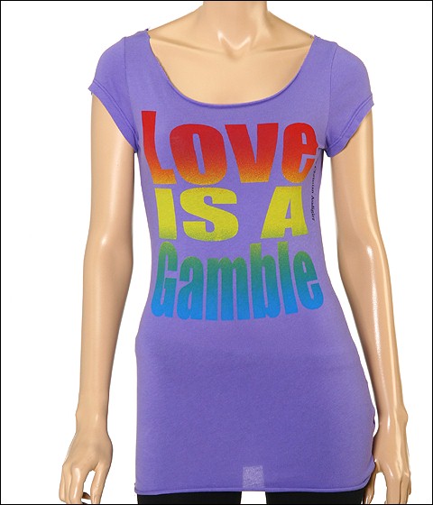 Ed Hardy Gradient Words Raw Neck : Ed Hardy Women's T Shirt