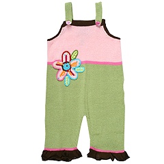 Zackali 4 Kids Flower Power One Piece Infant GreenPink Apparel