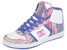 DC - Spruce Hi W (White/Baja Blue) - Footwear