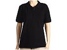 Liz Golf - Plus Size Performance Polo Shirt (Black) - Apparel