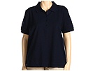 Liz Golf - Plus Size Performance Polo Shirt (Liz Navy) - Apparel
