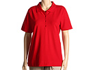 Liz Golf - Plus Size Performance Polo Shirt (Liz Red) - Apparel