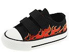 Converse Chuck Taylor All Star Ox 2V (Infant/Toddler) (Black/Flame Orange)