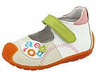 Garvalin 092115 InfantToddler White Leather Footwear