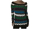 Apple Bottoms - L/S Pointelle Tunic (Nordic Stripe) - Apparel