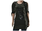 Apple Bottoms - Jersey Tunic W/ Shimmer And Ray/Lurex Rib (Jet)