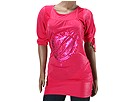 Apple Bottoms - Jersey Tunic W/ Shimmer And Ray/Lurex Rib (Pink) - Apparel