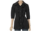 kensie girl - Crinkle L/s Outerwear (Black) - Apparel