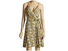 Hype - Leafy Nouveau Wrap Dress (Amber) - Apparel