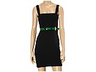 Ali Ro - Fitted Dress w/ Color Blocked Belt (Black)