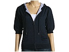 Converse by John Varvatos - Tulip Sleeve Zip Hoodie (Midnight) - Apparel