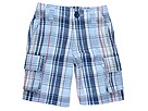 Wes Willy Plaid Cargo Short ToddlerLittle Big Robin Apparel