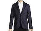 Moschino - Blue Tonal Striped 2 Button Blazer (Navy) - Apparel