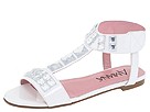 Amiana - 15-AO449 (Youth) (White Crinkled Patent)