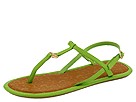 6pm.com is proud to offer the Roxy - Plumeria (Bright Green) - Footwear: Strap on these sultry Roxy Plumeria sandals to increase your already sexy look. ; Patent upper with gold hardware for added pop. ; Logo medallion for added flair. ; Padded burnished 
