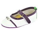 D&G Junior - L33526 (Infant) (White Leather/Purple Patent Trim)