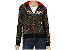 Ed Hardy - Love Kills Slowly Hoody with Faux Fur (Black) - Apparel