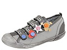 Daph Daph Fay (Toddler/Youth) (Silver/Taupe Leather)