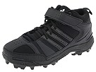 adidas Corner Blitz 8 MD Mid (Toddler/Youth) (Black/Black/Metallic Silver)