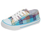 Braqeez Zizi (Toddler/Youth) (Light Blue Plaid Canvas)