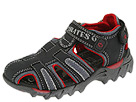 Braqeez Bate (Toddler/Youth) (Navy Leather)