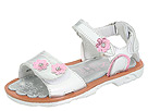 Braqeez Belia (Toddler/Youth) (Silver Metallic Leather)