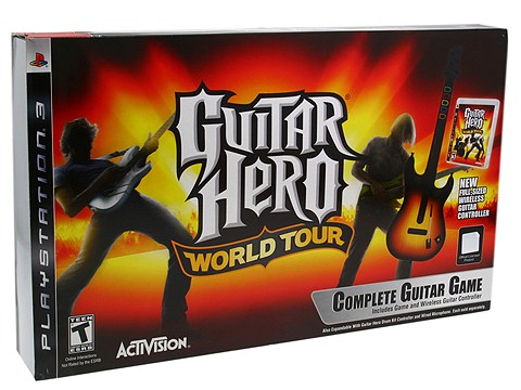 Playstation PS3 Guitar Hero: World Tour w/ Guitar : Playstation PlayStation 3