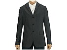 Jean Paul Gaultier - Pinstripe Cotton Blazer (Grey With White Stripe) - Apparel