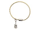 Accessories & Beyond - Hanging Rhinestone Guitar Charm Bracelet (Mix)