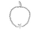 Accessories & Beyond - Pebble Bead Star Charm Bracelet (Silver)