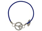 Accessories & Beyond - Elastic Rhinestone Peace Bracelet (Ink) - Jewelry