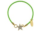 Accessories & Beyond - Elastic Rhinestone Star Charm Bracelet (Lime) - Jewelry