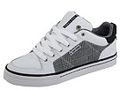 Zoo York - Huber (White Leather/Black Trim) - Footwear