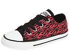 Converse Chuck Taylor All Star Print Ox (Infant/Toddler) (Black/Chinese Red)