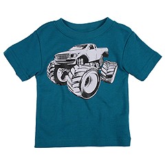 Appaman Monster Truck InfantToddlerLittle Kids Dark Teal Apparel