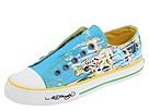 Ed Hardy Lowrise Patent Canvas (Youth) (Turquoise)