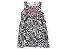 Red Sound - Classy Loose Zebra Print Sundress (Infants) (Black/White) - Apparel