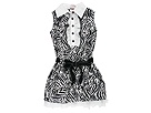 Red Sound - Beauty Club Tuxedo Dress (Little Kids) (Black/White) - Apparel