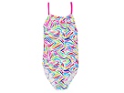 Red Sound - Wave Rainbow Zebra One-Piece Swimsuit (Infants/Toddler/Little Kids/Big Kids) (Multi) - Apparel