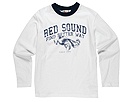 Red Sound - Coast Guard Screen Tee (Toddler/Little Kids/Big Kids) (Navy) - Apparel