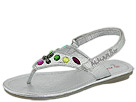 Almarino 11484 (Toddler/Youth) (Silver Metallic Leather)